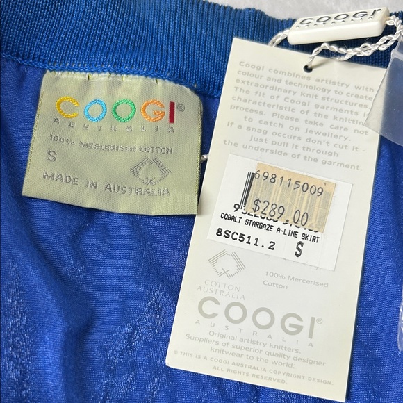 🖤Vintage NWT🔺RARE 💕 COOGI 3D Textured Knit Halter Top and Skirt Set - Picture 13 of 15